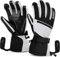 Unigear Skihandschuhe Herren Damen, Wasserdicht rutschfest Thermohandschuhe Winter Handschuhe für Skifahren Snowboard Eislaufen Wandern Radfahren