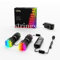 Twinkly Strings 250 LED RGB, LED Light String for in- and Outdoor, Smart LED Lights, Mappable LEDs, Compatible with Alexa and Google Home, IP44, Controlled by App, Black Wire, 20m