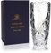 Crystal Vase,, 30cm high, For Flowers & Decor, Ice Grain Design, Eternal Love for Home Nice, Shiny, Adorable, Suitable For all Occasions, Perfect as a Gift,
