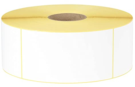 Versandetiketten DHL - 103 x 199 mm - 2.100 Thermo-Eco Papier Etiketten auf 1 Großrolle mit 76 mm Kern, Thermodirekt Etiketten selbstklebend, Trägerperfo.