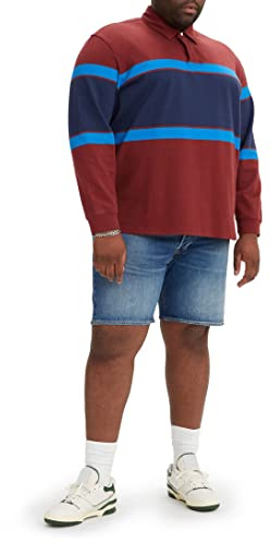 Levi's Herren 501® Original Shorts Big & Tall Denim Shorts, Dark Indigo Worn In, 48