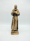 OVUNQUE PROTEGGIMI Padre Pio Statue aus antikem Harz 30 cm (11,81 Zoll) - Statue Padre Pio da Pietrelcina aus Bronzeharz, Padre Pio Statue für Friedhof.