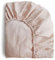 Mushie Musselin Spannbettlaken | Baby & Kinder Spannbetuch 40x10x100 cm | Atmungsaktive 100% Baumwolle | Sichere & Hochwertige für Kleinkinder Kinder Jungs & Mädchen (Blush-Small)