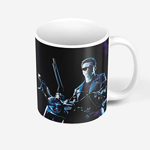 French Unicorn Tasse Terminator 2 Arnold Schwarzenegger Robot Science Fiction Moto Zukunft