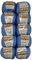 10 x 50g Strickwolle YarnArt Baby Cotton mit 50% Baumwolle, 500 Gramm Wolle einfarbig (blau 448)