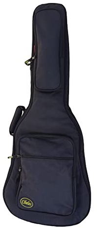 Custodia per chitarra classica o fiammenca – Imbottitura 20 mm, CIBELES – Schiuma ad alta densità – Misura 4/4, Nero , 4/4, Custodia per chitarra