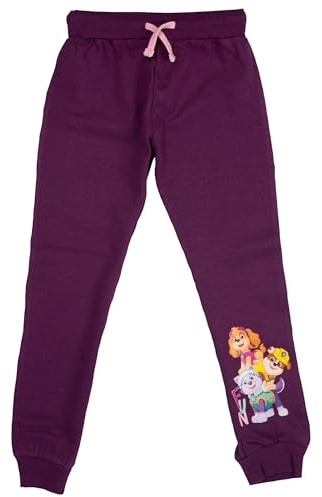 Paw Patrol Jogginghose für Mädchen - Fun Kinder Trainingshose Sweathose Hose Lila