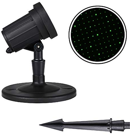 Monzana Proiettore LED Cielo Stellato Faretto IP44 Interno & Esterno Natale Feste in Giardino Halloween