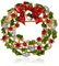 Ericetion Weihnachtsbrosch Pin Für Familien Weihnachtsbaumkranznadeln Set Niedliche Kristallparty -Dekoration Ornamente Geschenke Weihnachten Pins Dekoration