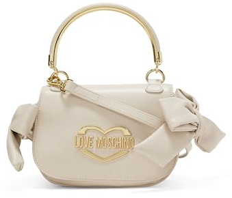 Love Moschino Damen BORSA A Mano, Weiß