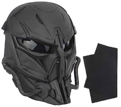 Yzpacc Outdoor Maske Punisher Maske Zweite Generation Vollgesichtsmaske für Halloween Jagd CS Wargame Taktische Ausrüstung Filmrequisiten Verstellbare Größe