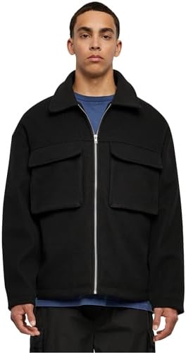 Urban Classics Big Pocket Blouson Männer Übergangsjacke oliv Urban Fashion