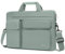 MOSISO Laptop Umhängetasche 16 Zoll,15-15,6 Zoll Kompatibel mit MacBook Air 15 Zoll M4 M3 M2 /Pro 16 M4 M3 M2 M1,Notebook mit 2 Erhöhten&1 Klappe&1 Horizontal Fach&Griff&Gürtel,Antikes Grün