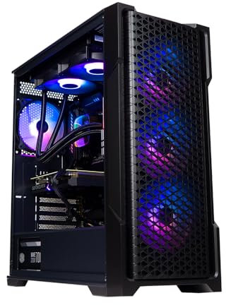 BREUNOR HURRICANE - PC Gaming i5 14600K 14 Core fino a 5.30GHz, RTX 4070 SUPER 12Gb, RAM 32GB DDR5 6000MHz, SSD NVMe 1000Gb, Dissipatore a liquido 240mm, Windows 11 Pro, Pc da gaming
