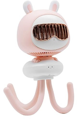 XiVue Ventilador portátil de Mano para Cochecito de bebé, Enfriador de Aire eléctrico inalámbrico con batería de 3600MAh, Mini Ventiladores Recargables sin aspas para Coche