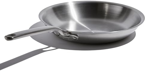 Heritage Steel x Eater 10.5 Inch Frying Pan | 5-Ply Fully Clad Stainless Steel | Stay Cool Handle Design | Induction Ready & Non-Toxic