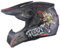 Kinder Crosshelm Mejia – Motorradhelm für Kinder, ABS-Schale, robuster Kinderhelm für Downhill, Quad und Motocross, Mattgrau, Größe M, 55 – 56 cm