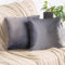 2er Set Sofakissen mit Füllung und Bezug 45x45cm weiche Kissenhülle mit Dekokissen Couchkissen für Sofa, Schlafzimmer, Wohnzimmer, Balkon, anthrazit Nebula, flauschig, mit verstecktem Reißverschluss