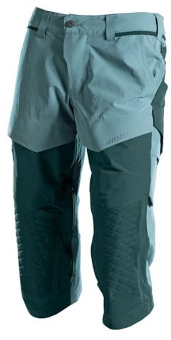 MASCOT Dreiviertel-Hose mit Knietaschen Hell Waldgrün/Waldgrün Customized - 22249-605-3534 - Größe C44