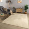TT Home Wohnzimmer Teppich Esszimmer Kurzflor Geometrische Optik Skandi Boho Unifarben, Farbe:Beige Creme, Größe:200x280 cm
