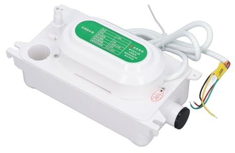 Pompa per Condensa, Pompa per Condensa HVAC 100 L/h Pompa di Scarico per Aria Condizionata Pompa per Rimozione Condensa Automatica con Serbatoio 500 Ml per Condizionatore