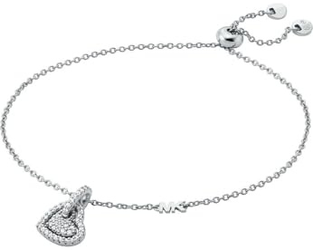 Michael Kors Women's Silver Semi precious with slider closure bracelet