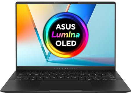 Asus Vivobook S 14 OLED S5406SA#B0DC11J749, Notebook da 14 Glossy, Copilot+ PC, 60Hz, Intel® Core™ Ultra 7 256V, RAM 16GB, 1TB SSD, Intel® Arc™ Graphics, Windows 11 Home, Nero