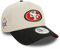 New Era San Francisco 49ers Cap American Football 9Forty Kappe Verstellbarer Snapback schwarz beige Sommer Teamlogo - One-Size