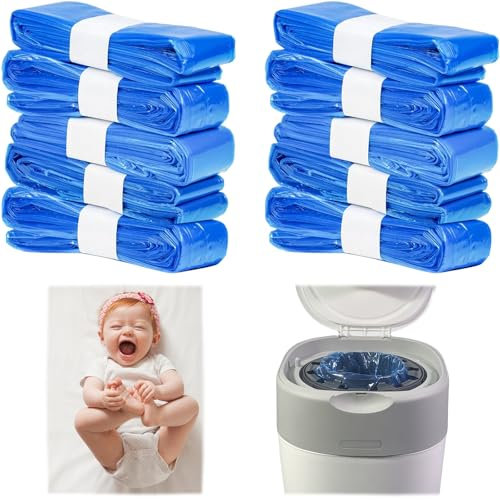 10 recambios para contenedor de pañales, compatible con Tommee Tippee, todos los tipos de recargas