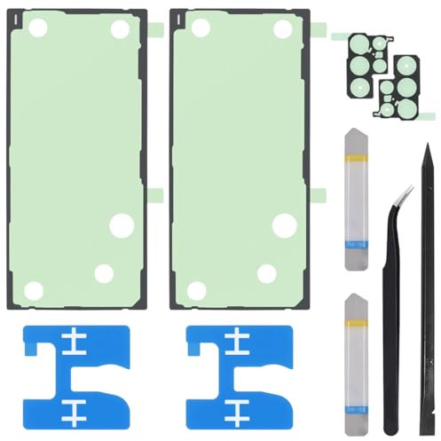 ZHUROUPU Back Battery Door Cover Adhesive Tape for Samsung Galaxy S22 Ultra 5G SM-S908B, Battery Cover Waterproof Film Adhesive for Samsung Galaxy S22 Ultra S908U S908W with Battery Adhesive (2 PCS)