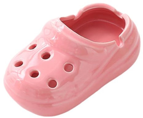 NHQZ Aschenbecher Lustig,Genialer Aschenbecher Crocs Form,Lustige Aschenbecher,Raw Aschenbecher,Aschenbecher für Draussen Lustig,Standaschenbecher,Home Office Aschenbecher(Rosa)