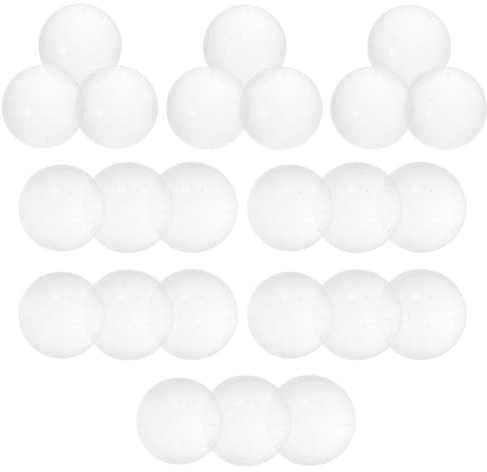 YARNOW Runde Glasmurmeln 16mm aus Glas, 30 Stück für Deko und Basteln