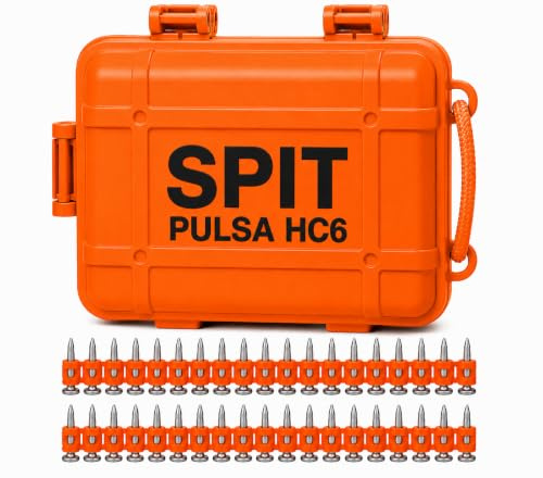 BLAST Steel Strip Nails 16 mm, 400 Pieces for Gas Nailer Compatible with SPIT Pulsa 700, 700E, 700P, 800, 800E, 800P and 800P+ | Concrete, Maconry and Steel Fixing