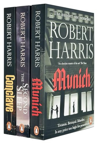 Robert Harris 3 Books Collection Set (Conclave, The Second Sleep & Munich)
