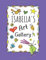 Isabella's Art Gallery: Cute Personalized Sketchbook for Girls: 100+ Large Pages for Drawing, Sketching and Doodling