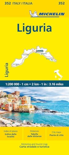 Michelin Ligurien: Straßen- und Tourismuskarte 1:200.000 (MICHELIN Localkarten)