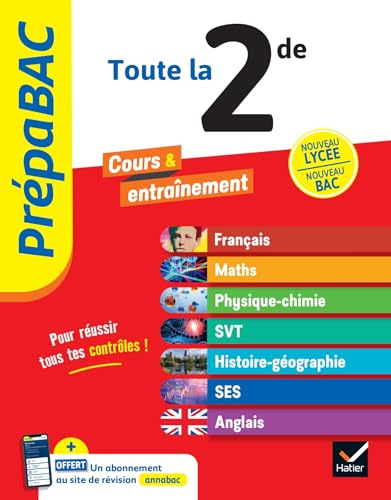 Prépabac - Le tout-en-un 2de (toutes les matières) - 2026-2027: tout le programme de Seconde