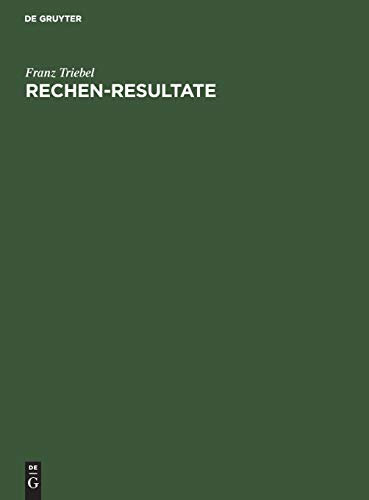 Rechen-Resultate: Tabellen zum Ablesen der Resultate von Multiplikationen und Divisionen bis 100 x 1000=100000 in Bruchteilen und ganzen Zahlen. ... für Stückzahl-, Lohn- und Prozentberechnungen