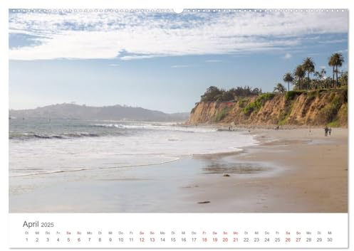 Santa Barbara - Die kalifornische Stadt am Pazifik. (Wandkalender 2025 DIN A2 quer), CALVENDO Monatskalender: Santa Barbara! Wo könnte es nur herzlicher sein als in Santa Barbara? (CALVENDO Orte)