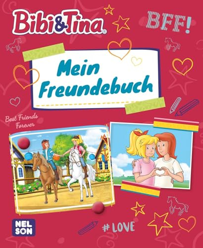 Bibi & Tina: Mein Freundebuch: Eintragbuch für alle Freunde aus der Grundschule ab 6 Jahren (Bibi & Tina: Freunde für immer!)