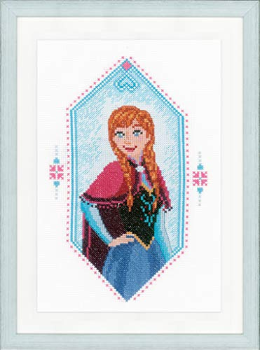 Vervaco Counted Cross Stitch Kit: Frozen - Anna, Assorted