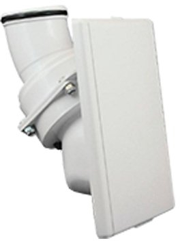 Bvc Zentralstaubsauger mit Hide-A-Hose-System, Metallic, 1.5 mm Wandstärke, 1 Stück, Hardware