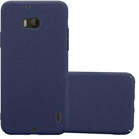 Cadorabo Hülle kompatibel mit Nokia Lumia 929/930 Schutzhülle TPU Silikon Case Frost Design Anti Rutsch Slim Kratzfest Stabiles Hardcase mit Rundumschutz Case Hülle für Nokia Lumia 929/930 in Blau
