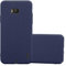 Cadorabo Hülle kompatibel mit Nokia Lumia 929/930 Schutzhülle TPU Silikon Case Frost Design Anti Rutsch Slim Kratzfest Stabiles Hardcase mit Rundumschutz Case Hülle für Nokia Lumia 929/930 in Blau