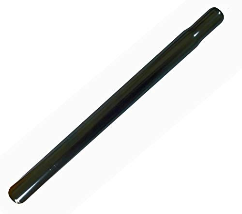 Fahrrad Sattelstütze 25,4mm - Sattelstütze Kerze Stahl Kerzensattelstütze - 330mm Ø 25,4 - Fahrrad Sattelstange Stahl schwarz - Hollandrad Cityrad eBike Tourenrad - Sattelstütze Sattelrohr Kerze