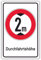 SCHILDER HIMMEL anpassbares Durchfahrtshöhe Schild 42x29cm Alu-Verbund mit Schrauben, 2 Meter Nr 695 eigener Text/Bild verschiedene Größen/Materialien
