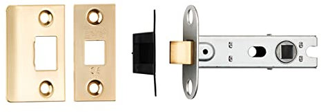 Carlisle Brass BTL30 BTL30SB CE B/T Tubular MORTICE Latch Square, Satin Brass, 76mm / 3