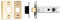 Carlisle Brass BTL30 BTL30SB CE B/T Tubular MORTICE Latch Square, Satin Brass, 76mm / 3