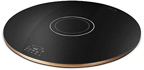 Mirbly Multi-Function Food Insulation Board with Heating Induction Cooker Intelligent Heating Plate, Can Be Used As A Hot Pot for Family Gatherings Electric Warming Tray/Black / 68x68cm