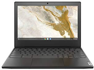 Lenovo IdeaPad 3 Chromebook Notebook, pantalla HD de 11,6 pulgadas, procesador Intel Celeron N4000, 32 GB eMMC, 4 GB RAM, Chrome OS, Onyx Black